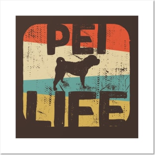 Retro 1970s 'Pei Life' Posters and Art